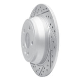 Dynamic Friction 2013-2015 Land Rover Lr2 Rear Left Drilled & Slotted Geoperformance Rotor by Dynamic Friction Company 830-11024L