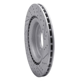 Dynamic Friction 2014-2024 Land Rover Range Rover Rear Left Drilled & Slotted Geoperformance Rotor by Dynamic Friction Company 830-11026L