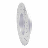 Dynamic Friction 2016-2019 Land Rover Range Rover Evoque Rear Left Drilled & Slotted Geoperformance Rotor by Dynamic Friction Company 830-11028L