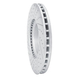 Dynamic Friction 2018-2025 Land Rover Defender 90 Front Right Drilled & Slotted Geoperformance Rotor by Dynamic Friction Company 830-11029R