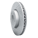 Dynamic Friction 2018-2020 Land Rover Range Rover Front Left Drilled & Slotted Geoperformance Rotor by Dynamic Friction Company 830-11030L