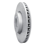 Dynamic Friction 2018-2020 Land Rover Range Rover Front Right Drilled & Slotted Geoperformance Rotor by Dynamic Friction Company 830-11030R