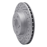 R1 Concepts 1990-2001 Subaru Impreza Front Left Drilled & Slotted Geoperformance Rotor by R1 Concepts 830-13007L