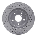 R1 Concepts 1990-2001 Subaru Impreza Front Left Drilled & Slotted Geoperformance Rotor by R1 Concepts 830-13007L