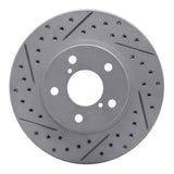 R1 Concepts 1990-2001 Subaru Impreza Front Left Drilled & Slotted Geoperformance Rotor by R1 Concepts 830-13007L
