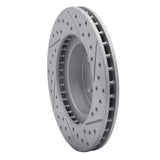 R1 Concepts 1990-2001 Subaru Impreza Front Left Drilled & Slotted Geoperformance Rotor by R1 Concepts 830-13007L