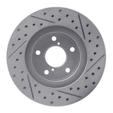 R1 Concepts 1990-2001 Subaru Impreza Front Right Drilled & Slotted Geoperformance Rotor by R1 Concepts 830-13007R