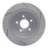 R1 Concepts 1990-2008 Saab 9-2X Rear Left Drilled & Slotted Geoperformance Rotor by R1 Concepts 830-13008L