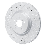 Dynamic Friction 2003-2025 Subaru BRZ Front Left Drilled & Slotted Geoperformance Rotor by Dynamic Friction Company 830-13014L