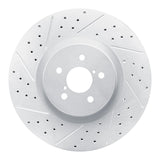 Dynamic Friction 2003-2025 Subaru BRZ Front Left Drilled & Slotted Geoperformance Rotor by Dynamic Friction Company 830-13014L