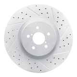 Dynamic Friction 2003-2025 Subaru Impreza Front Right Drilled & Slotted Geoperformance Rotor by Dynamic Friction Company 830-13014R