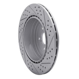 Dynamic Friction 2003-2004 Subaru Impreza Rear Left Drilled & Slotted Geoperformance Rotor by Dynamic Friction Company 830-13015L