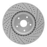 Dynamic Friction 2005-2020 Subaru WRX Sti Front Left Drilled & Slotted Geoperformance Rotor by Dynamic Friction Company 830-13016L