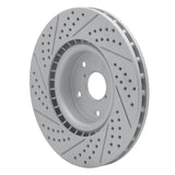 Dynamic Friction 2005-2020 Subaru WRX Front Right Drilled & Slotted Geoperformance Rotor by Dynamic Friction Company 830-13016R
