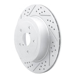 Dynamic Friction 2005-2007 Subaru Impreza Rear Left Drilled & Slotted Geoperformance Rotor by Dynamic Friction Company 830-13017L
