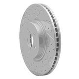 Dynamic Friction 2005-2018 Subaru Forester Front Left Drilled & Slotted Geoperformance Rotor by Dynamic Friction Company 830-13018L