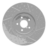 Dynamic Friction 2005-2018 Subaru Forester Front Left Drilled & Slotted Geoperformance Rotor by Dynamic Friction Company 830-13018L