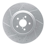 Dynamic Friction 2005-2018 Subaru Forester Front Left Drilled & Slotted Geoperformance Rotor by Dynamic Friction Company 830-13018L