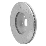 Dynamic Friction 2005-2018 Subaru Forester Front Left Drilled & Slotted Geoperformance Rotor by Dynamic Friction Company 830-13018L