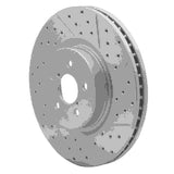 Dynamic Friction 2005-2018 Subaru Forester Front Right Drilled & Slotted Geoperformance Rotor by Dynamic Friction Company 830-13018R