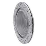 Dynamic Friction 2005-2009 Subaru Impreza Rear Right Drilled & Slotted Geoperformance Rotor by Dynamic Friction Company 830-13019R