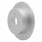 Dynamic Friction 2005-2009 Subaru Legacy Rear Left Drilled & Slotted Geoperformance Rotor by Dynamic Friction Company 830-13020L