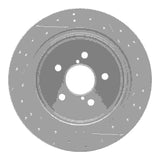 Dynamic Friction 2005-2009 Subaru Legacy Rear Left Drilled & Slotted Geoperformance Rotor by Dynamic Friction Company 830-13020L