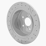 Dynamic Friction 2005-2009 Subaru Legacy Rear Left Drilled & Slotted Geoperformance Rotor by Dynamic Friction Company 830-13020L