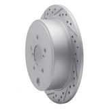 Dynamic Friction 2008-2015 Subaru BRZ Rear Left Drilled & Slotted Geoperformance Rotor by Dynamic Friction Company 830-13021L