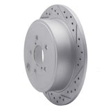 Dynamic Friction 2008-2015 Subaru Outback Rear Right Drilled & Slotted Geoperformance Rotor by Dynamic Friction Company 830-13021R