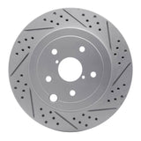 Dynamic Friction 2008-2020 Subaru WRX Sti Rear Right Drilled & Slotted Geoperformance Rotor by Dynamic Friction Company 830-13022R