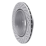 Dynamic Friction 2008-2020 Subaru WRX Sti Rear Right Drilled & Slotted Geoperformance Rotor by Dynamic Friction Company 830-13022R