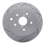 Dynamic Friction 2015-2021 Subaru WRX Rear Left Drilled & Slotted Geoperformance Rotor by Dynamic Friction Company 830-13024L