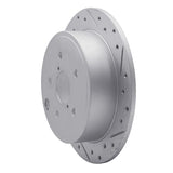 Dynamic Friction 2015-2021 Subaru WRX Rear Right Drilled & Slotted Geoperformance Rotor by Dynamic Friction Company 830-13024R