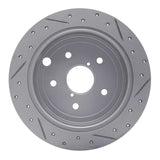 Dynamic Friction 2015-2021 Subaru WRX Rear Right Drilled & Slotted Geoperformance Rotor by Dynamic Friction Company 830-13024R