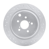 Dynamic Friction 2012-2023 Subaru Xv Crosstrek Rear Left Drilled & Slotted Geoperformance Rotor by Dynamic Friction Company 830-13025L