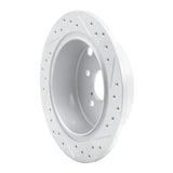 Dynamic Friction 2012-2023 Subaru Xv Crosstrek Rear Left Drilled & Slotted Geoperformance Rotor by Dynamic Friction Company 830-13025L