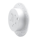 Dynamic Friction 2012-2023 Subaru Impreza Rear Right Drilled & Slotted Geoperformance Rotor by Dynamic Friction Company 830-13025R