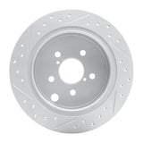 Dynamic Friction 2012-2023 Subaru Impreza Rear Right Drilled & Slotted Geoperformance Rotor by Dynamic Friction Company 830-13025R