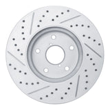 Dynamic Friction 2015-2019 Subaru Legacy Front Right Drilled & Slotted Geoperformance Rotor by Dynamic Friction Company 830-13026R
