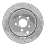 Dynamic Friction 2014-2018 Subaru Forester Rear Left Drilled & Slotted Geoperformance Rotor by Dynamic Friction Company 830-13027L