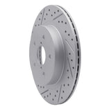 Dynamic Friction 2015-2025 Subaru WRX Rear Left Drilled & Slotted Geoperformance Rotor by Dynamic Friction Company 830-13028L