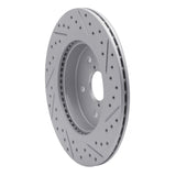 Dynamic Friction 2015-2025 Subaru WRX Rear Left Drilled & Slotted Geoperformance Rotor by Dynamic Friction Company 830-13028L