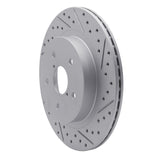 Dynamic Friction 2015-2025 Subaru Legacy Rear Right Drilled & Slotted Geoperformance Rotor by Dynamic Friction Company 830-13028R