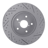 Dynamic Friction 2015-2025 Subaru Legacy Rear Right Drilled & Slotted Geoperformance Rotor by Dynamic Friction Company 830-13028R