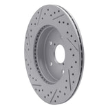 Dynamic Friction 2015-2025 Subaru Legacy Rear Right Drilled & Slotted Geoperformance Rotor by Dynamic Friction Company 830-13028R
