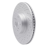 Dynamic Friction 2004-2025 Scion FR-S Front Left Drilled & Slotted Geoperformance Rotor by Dynamic Friction Company 830-13034L
