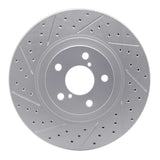 Dynamic Friction 2004-2025 Scion FR-S Front Left Drilled & Slotted Geoperformance Rotor by Dynamic Friction Company 830-13034L