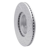 Dynamic Friction 2004-2025 Scion FR-S Front Left Drilled & Slotted Geoperformance Rotor by Dynamic Friction Company 830-13034L