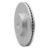Dynamic Friction 2006-2021 Subaru WRX Front Left Drilled & Slotted Geoperformance Rotor by Dynamic Friction Company 830-13035L